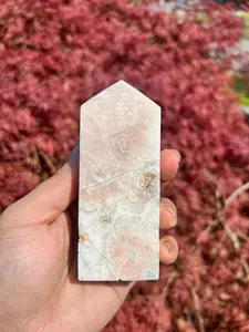 Pink Amethyst Crystal Tower