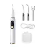 Rechargeable Oral Irrigator Electric Plaque Remover Kit - Handy Personal Care Gadget, 5 Adjustable Vibration Modes, 2 Replaceable Heads, LED Light, IPX8 Waterproof, Daily Cleansing for Home & Travel Use