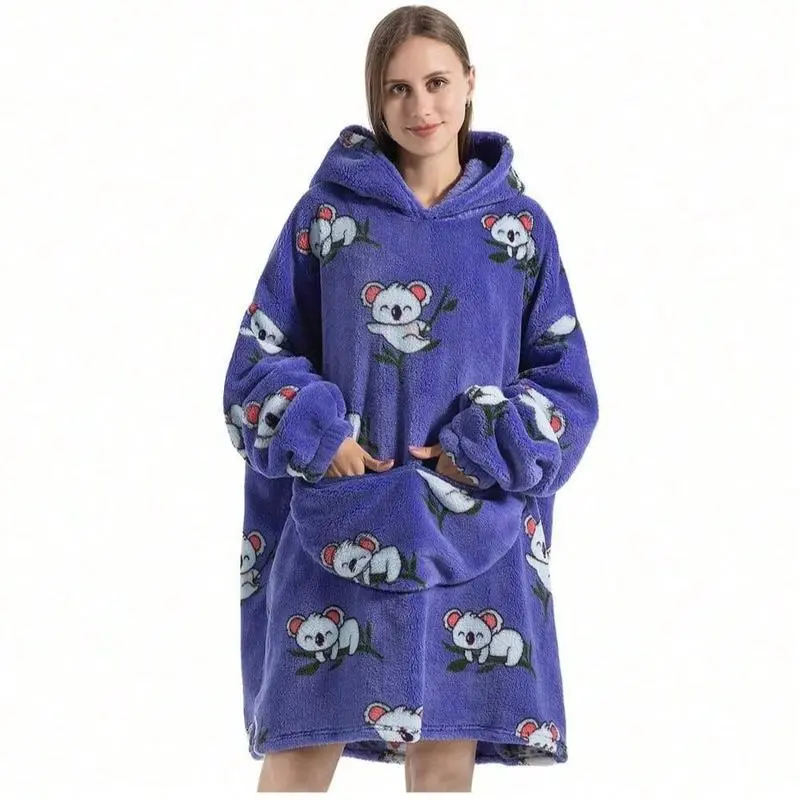 Oversized blanket hoodie, soft and wearable giant sports shirt with sleeve pockets, casual neutral winter clothing, Halloween, women's clothing Oversized blanket hoodie, soft and wearable giant sports shirt with sleeve pockets, casual neutral winter clothing, Halloween, women's clothing