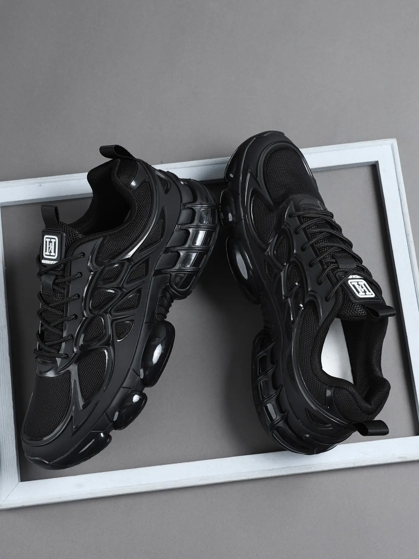 High-Quality Men's Casual Shoes, Comfortable Sporty Sneaker Outdoor Shoes, Durable Sneakers, Footwear Sneakers, Medium Width, PU Leather Upper, PVC Sole, All Seasons, Trainer Sneakers