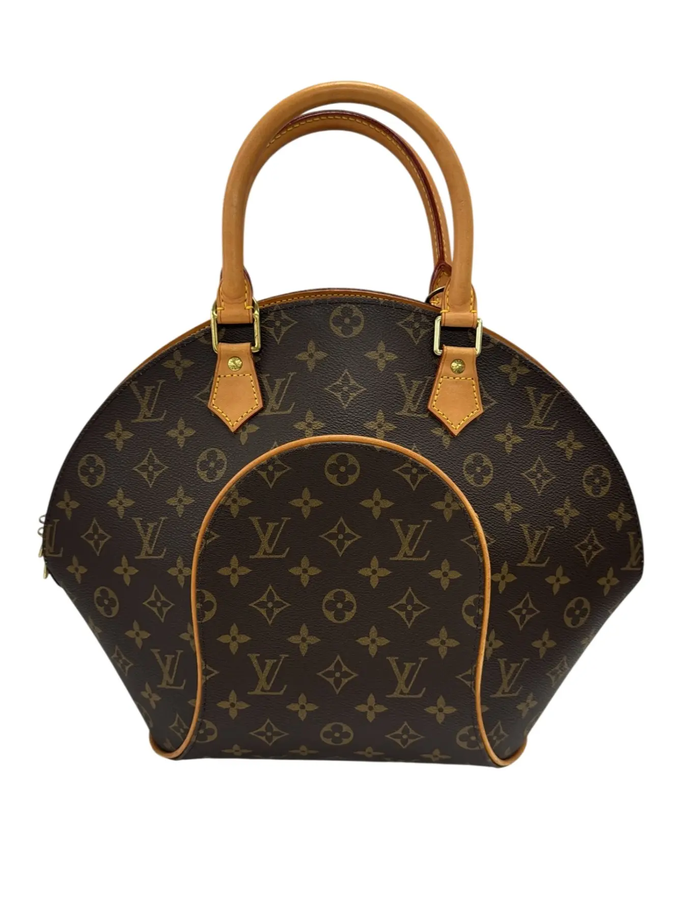 Pre-owned Louis Vuitton Coated Canvas Shoulder bags Ellipse MM Monogram L26071070