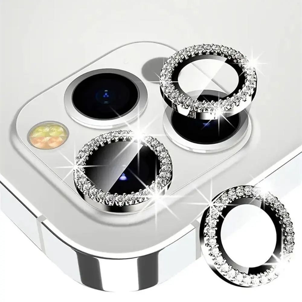 9H Tempered Glass Smartphone Lens Protector, Cellphone 1 Set Phone Lens Protective Film, Phone Accessories Compatible with iPhone 17 16 15 14 13 12 11 Pro Max Mini Plus Protection, Mobile Phone Accessories