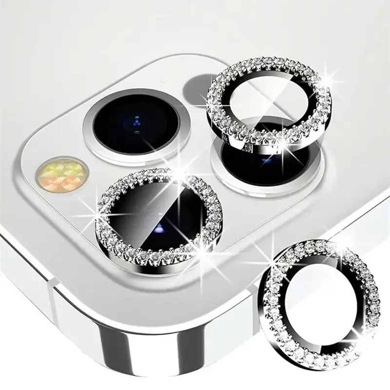 9H Tempered Glass Smartphone Lens Protector, Cellphone 1 Set Phone Lens Protective Film, Phone Accessories Compatible with iPhone 17 16 15 14 13 12 11 Pro Max Mini Plus Protection, Mobile Phone Accessories Smartphone Accessory