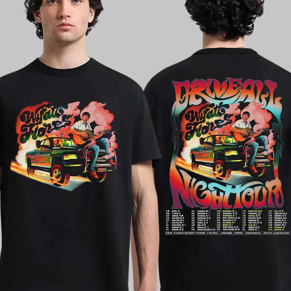 Wyatt Flores Welcome Back To The Plains Tour 2026 Vintage Country Music Graphic Unisex T Shirt Americana Fan Collection Gift HY5916