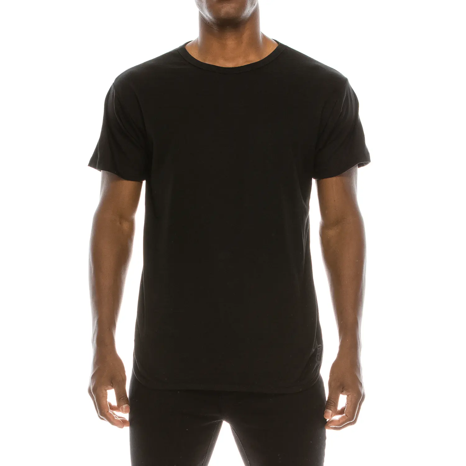 VICTORIOUS Essential Elongated T-shirts Jersey Menswear Casual Cotton