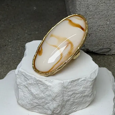 Ethereal Statement Ring Expandable Up To Size 10