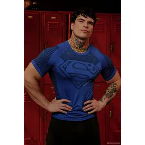 4117 - Superman Compression Tees