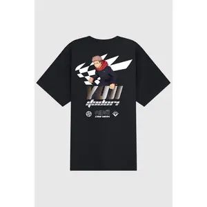 Dim Mak x Jujutsu Kaisen - Yuji Racer Tee - Black