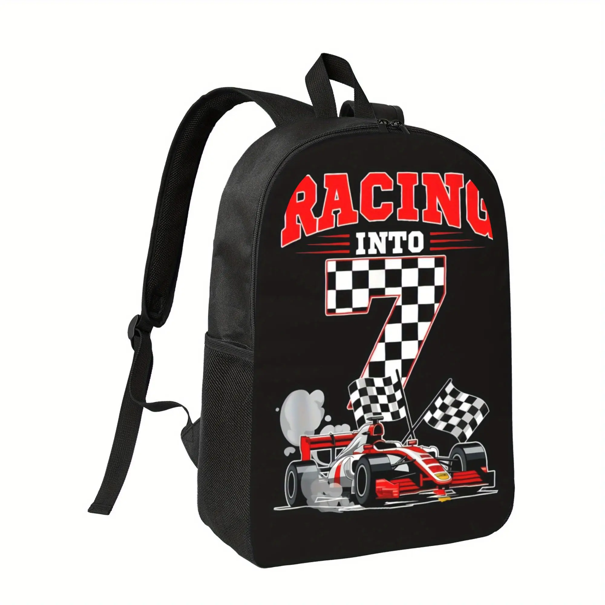 Best Trendy A s Racing Car Graphic 1 1 4xx backpack for school Fashionable Polyester Printed Backpack Simple and Elegant, for Teenager Boys Girls Birthday Gifs for School Supplies