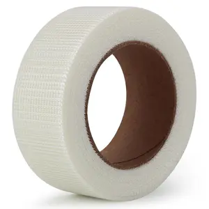 Drywall Repair Fiberglass Joint Tape 2" x 100 Ft Industrial Grade Extra Strength Fiber Mesh Heavy Duty Self Adhesive for Seam Patch Wall Crack Seam Repair Color White (DRF210)