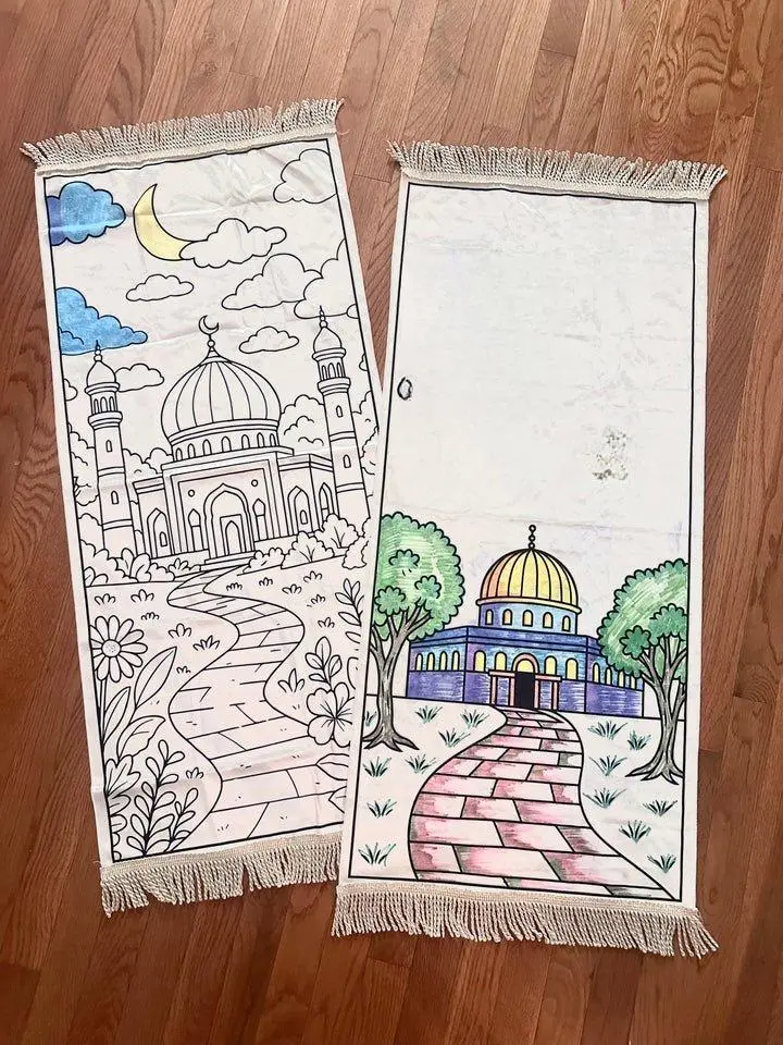 Color your own prayer mat kit