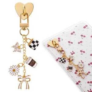 Cute Kindle Charm Chain for Book Lovers, Aesthetic E-Reader Accessories Compatible with Kindle & Kobo, Bookish Reader Gifts