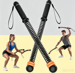 Mother's Day Gifts  New Upgrade Weighted Cordless Battle Ropes – Quiet Ropeless Training Rope Fitness Equipment for Home Gym, Portable Exercise Battle Rope for Women & Men, Indoor & Outdoor Workouts