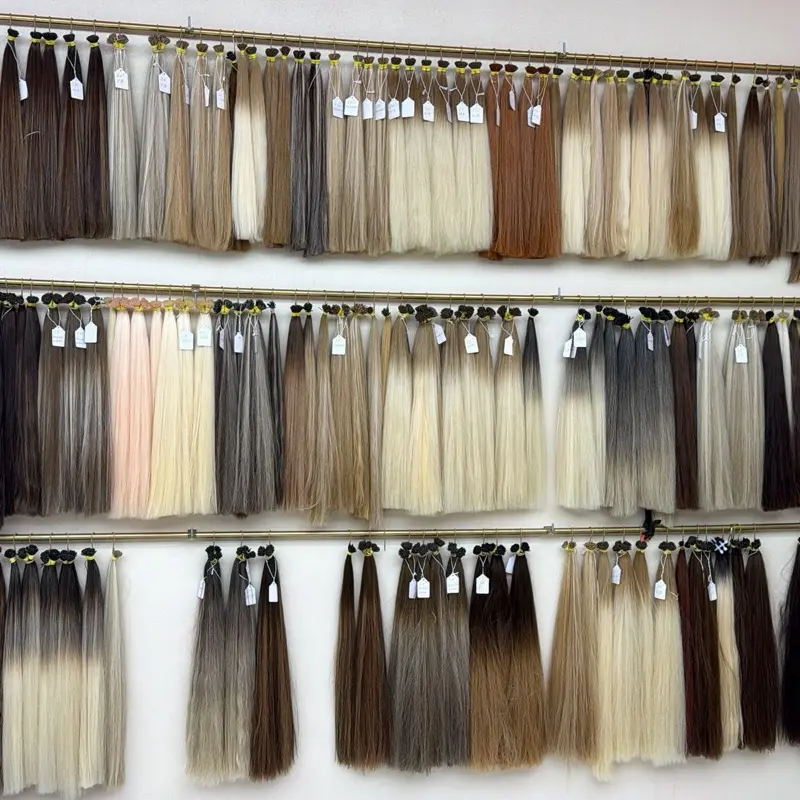 WHOSALE MAYOREO 1000 gramos itips Hair Extensions in Various Colors and Lengths for Stylish Looks