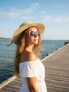 Women's Fashion Cat Eye Sunglasses, Perfect for Summer Beach Parties, Daily Wear, Shopping, Travel, Ideal Gift