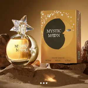 Mystic Moon Perfume, 1 Box Long Lasting Fragrance for Women, Fresh Flower and Fruit Perfume, Floral Scent Perfume, Quiet and Gentle, Suitable for Daily, Spring and Summer Travel and Gifts