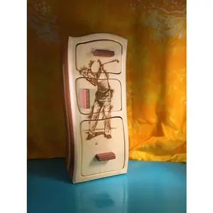 Solid Wood Box W/Drawers - Golfer, Jewelry Box, Handcrafted, Custom Box, Personalized Box, Handmade, Box, Home Decor, Engraved, Stash Box