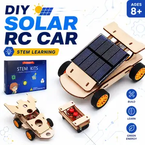 DIY RC Car Kit, Build Your Own Solar Car STEM Project for Kids Ages 8-12, Science Experiment Toy for Boys and Girls, Educational Engineering Kit for 8, 9, 10, 11, 12 Year Olds, Birthday Gifts and Hands-On Learning