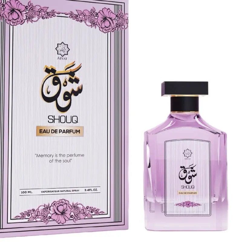 Abyat Shouq by Abyat Perfume Eau de Parfum 100ml Citrus Bergamot Top Notes White Musk Aloe Vera Middle Notes Jasmine Musk Base Notes 3.4 fl oz Natural Spray Regular Edition