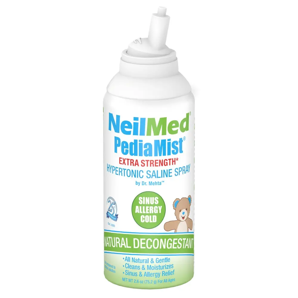 NeilMed PediaMist Extra Strength Hypertonic Saline Spray 75ml NeilMed PediaMist Extra Strength Hypertonic Saline Spray 75ml