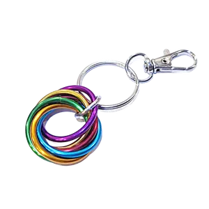 Möbii Fidget Keychain PRIDE Collection: Discreet Stress Relief Fidget Keychain