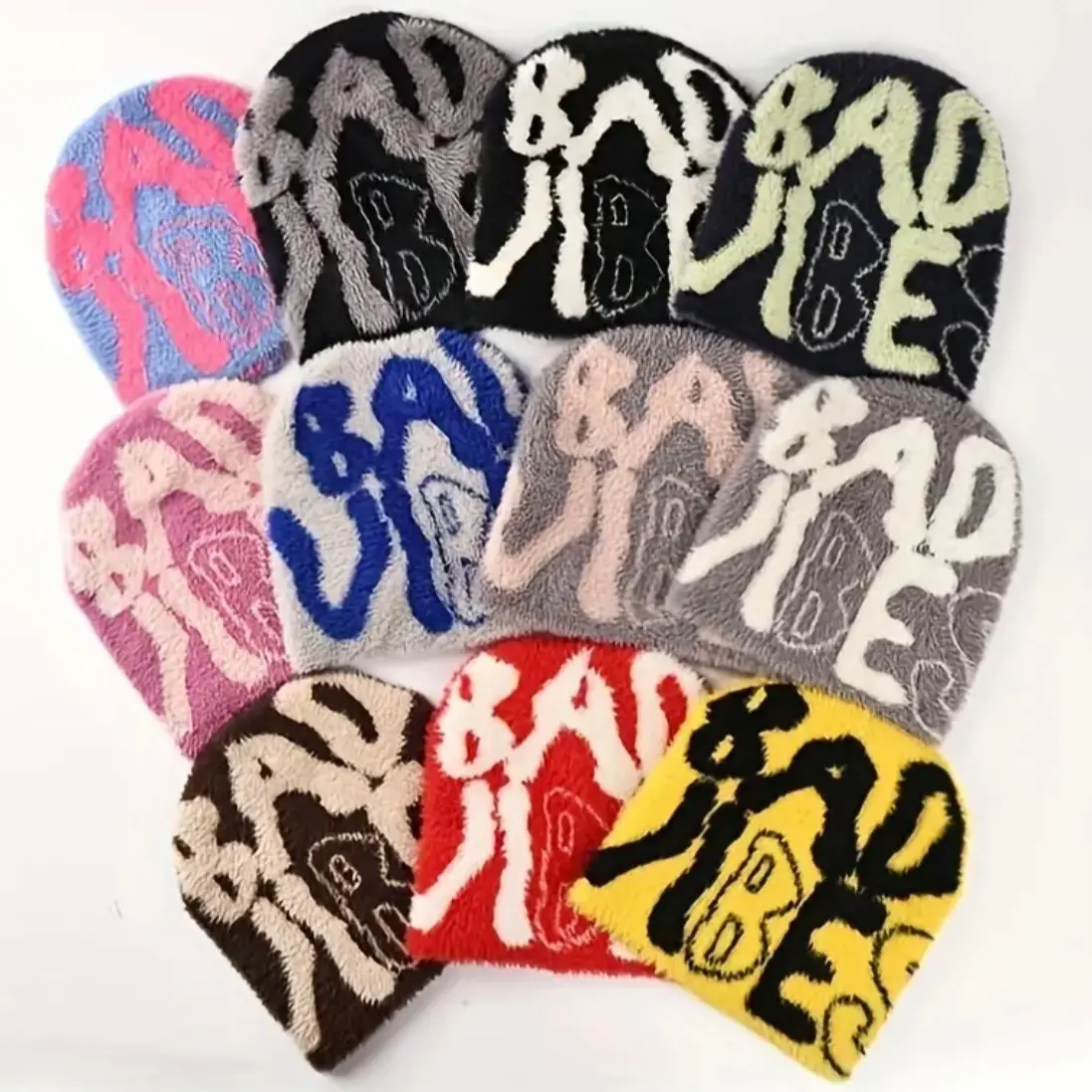 “Bad vibes” skully(beanie)