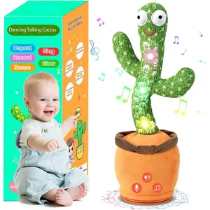 Easter Basket Stuffers for Toddler Boys Kids Baby Toys 0-6 3-6 6-12 12-18 Months Dancing Talking Cactus, Toddler Boys Girls Gifts for 2 3 4 5 6 7 8 9 10 Month Old Baby Toys for 1 Year Old Boy Girl