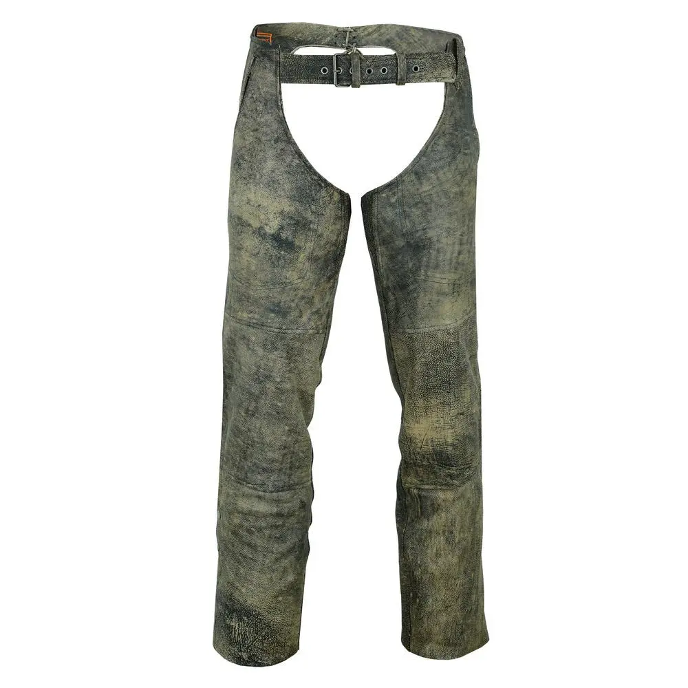 Moto Vibes Unisex Motorcycle Leather Chaps