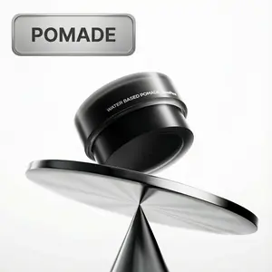 ApexFlow Water-Soluble Sleek Pomade - All-Day Hydration, Slick Finish, Eco-Friendly Refill Design, Slicked-Back Look,Easy to Rinse ,for Coarse & Thick Hair