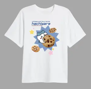 Chiikawa Hachiware And His Cookies Tshirt, Cute Japanese Anime Manga Tshirt, Gift for Women, Full Size, Full Color