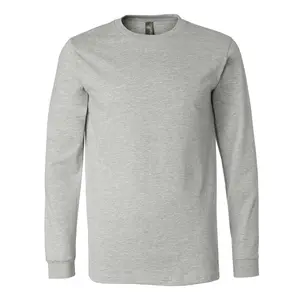 BELLA + CANVAS Heather CVC Long Sleeve Tee