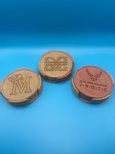 Custom 3D Printed Coaster Set W/stand