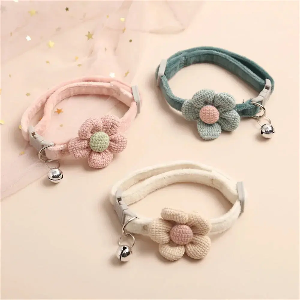Flower Bell Collar for Cats