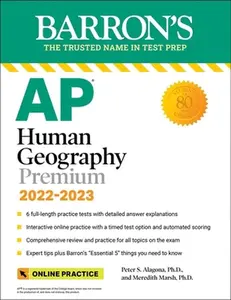 USED-AP Human Geography Premium, 2022-2023: Comprehensive Review with 6 Practice Tests + an Online Timed Test Option by Marsh, Meredith (Paperback)
