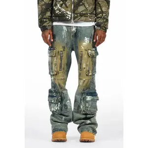 Ermis Dark Blue Baggy Jeans