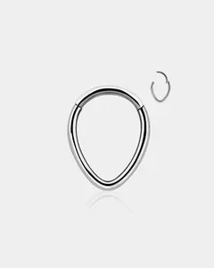 V-Shaped Titanium Septum Ring