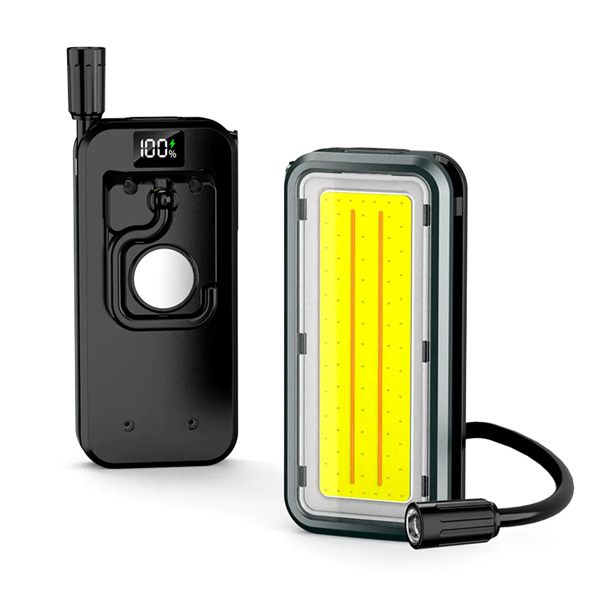 1600LM Rechargeable Work Light, Magnetic LED Mechanic Light with Hook, White Warm Red Light Modes, Long Runtime, Portable Automotive Inspection Light