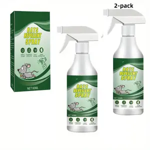 2 Pcs Peppermint Oil Rodent Repellent Spray | Eco-Friendly Natural Pest Control Style | Plant-Based Spray for Rats, Mice, Roaches & Spiders, Safe for Indoor & Outdoor Use