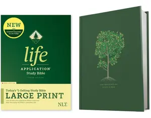 NLT Life Application Study Bible, Third Edition, Large Print (Red Letter, Hardcover) -- Tyndale, Hardcover