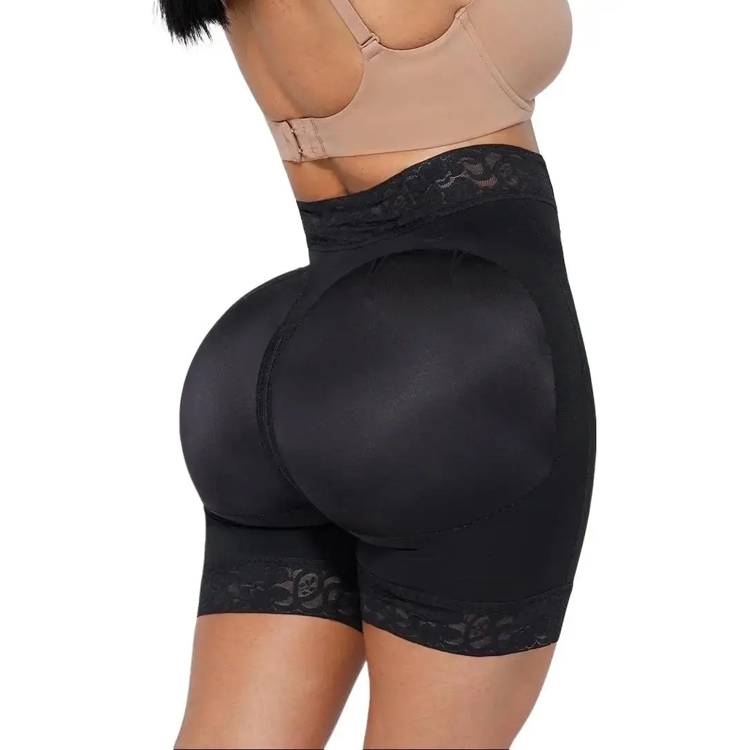 Shapellx AirSlim Mid-rise Lace Butt Enhancer Shorts Comfort Leg Shaping Womenswear Shapewear
