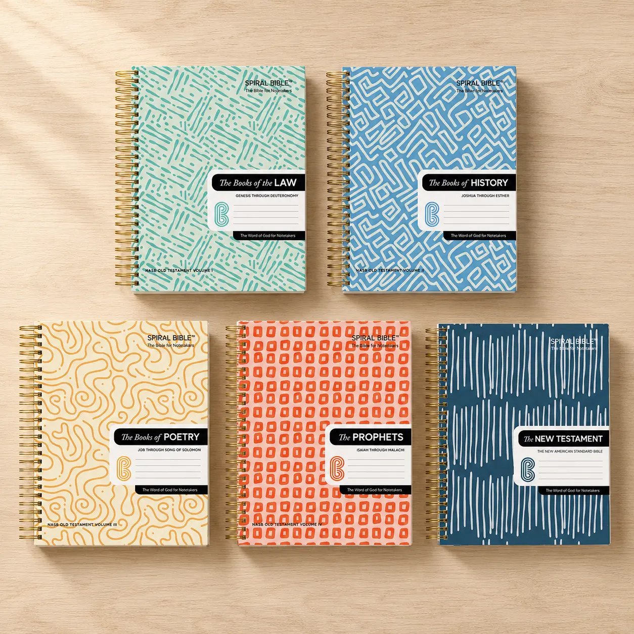 Spiral Bible™ - NASB - Complete Bible - Bundle (Hardcover)