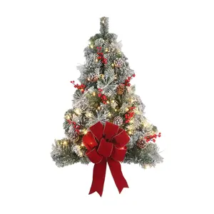Haute Decor 28" Frosted Christmas Wall Tree
