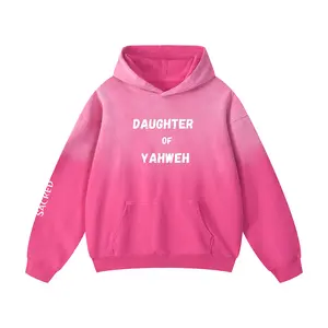 DAUGHTER OF YAHWEH SACRED (sunfade oversized hoodie)