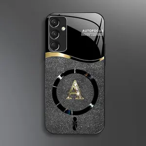 Suitable for [Galaxy A14 5g] high-end MagSafe phone case🥰，Choose from any of the 26 letters， Minimalist, premium design—drop-resistant and fingerprint-proof YM99