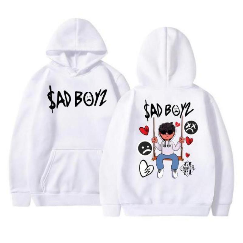 heavy-duty fashion sweatshirt [Sale Up To 50%]Junior H Sad Boyz Mania Tour  Hoodie Sweatshirt T-Shirt – Unisex Streetwear Graphic Apparel for Latin Trap Fans, Urban Music Outfit, Casual Pullover, Trendy Concert Merch, Everyday Fashion for Men and Wome