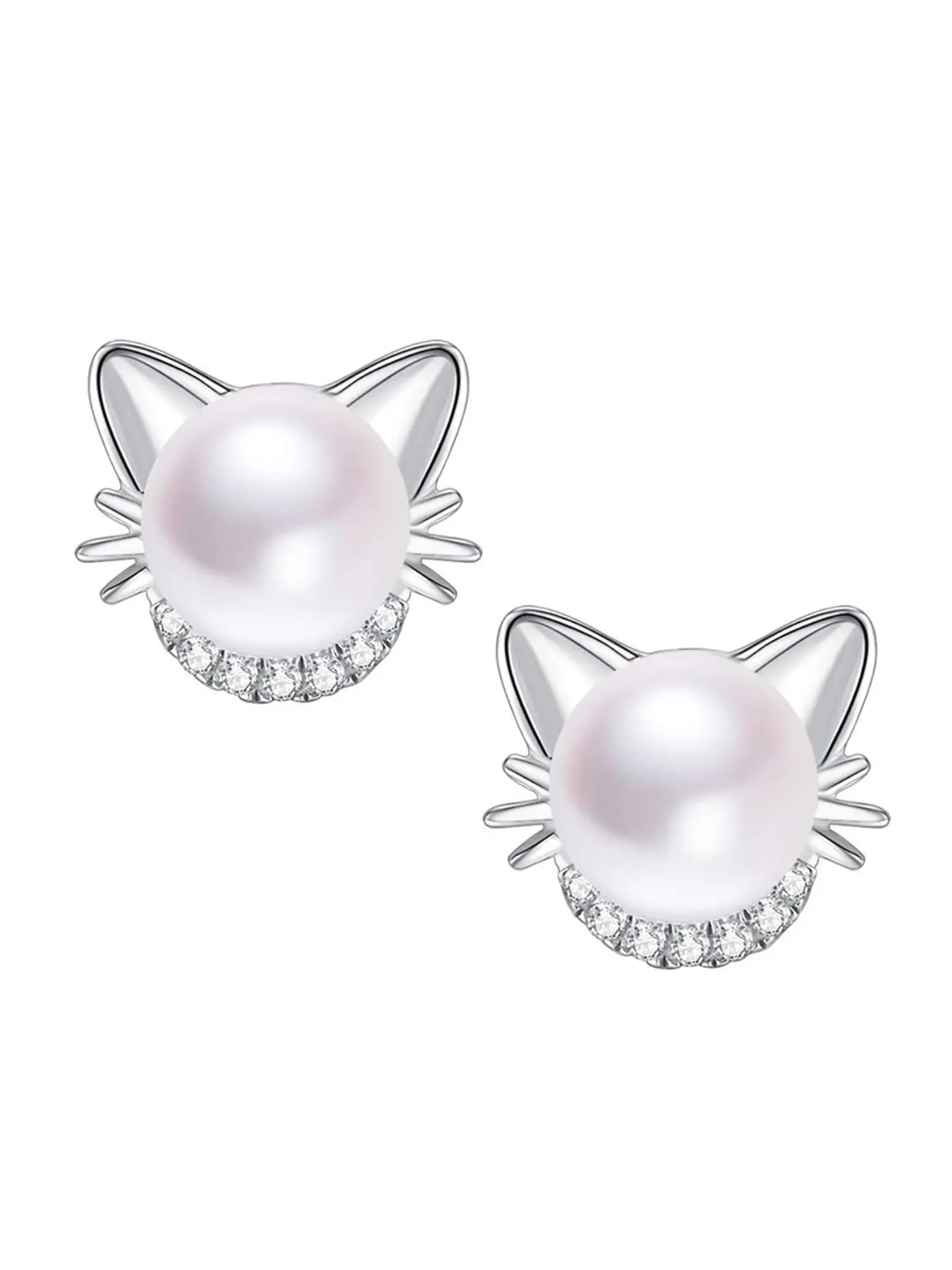 Cute Cat Paw Unique Design Earrings, Fashionable Earrings for Women & Girls, Trendy All-match & Exquisite Jewelry for Birthday Gift, Ear Studs