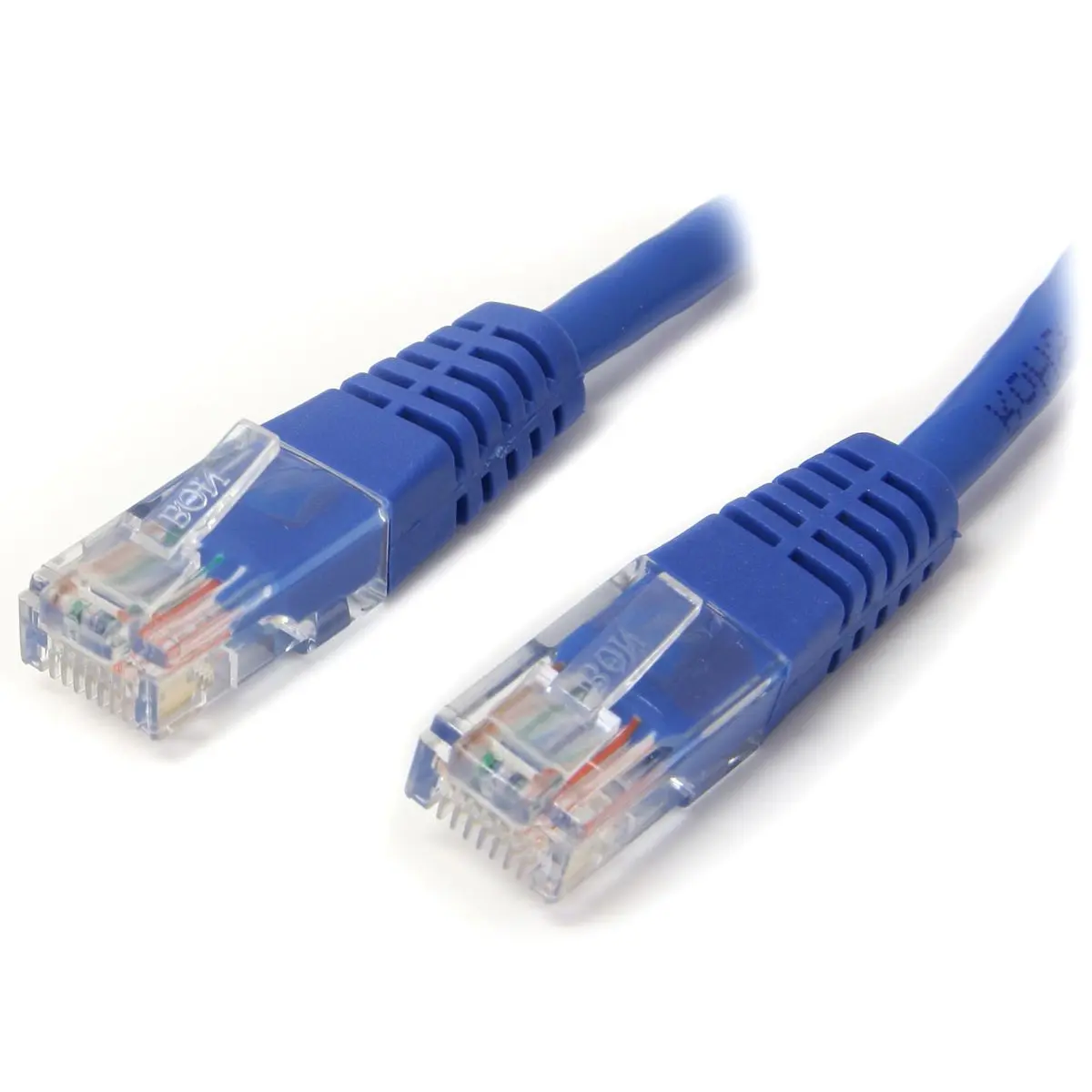 StarTech 25' Molded Jacket Cat 5e UTP Patch Cable, 24 AWG, Blue, with RJ-45 Male Connectors for RJ-45 Ports