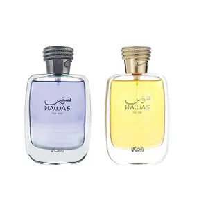 Habibi Barato His & Her Bundle | Hawas for Him + Hawas for Her | Eau De Parfum | Unisex Fragrance | 100 ML | Fruity - Citrus & Sweet Notes