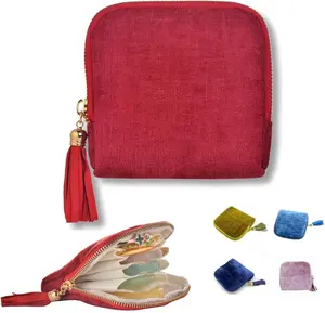 2026 Portable Travel Jewelry Case，Women's Travel Jewelry Box Manager, Foldable Travel Accessories Lightweight Jewelry Storage Roll for Earrings, Necklaces, Rings Organizer, Portable Pouch, Gift for Her, Holiday Essentials ,travel accessories