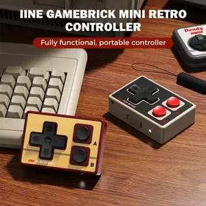 Hall Effect Magnetic Gaming Keyboard Controller for iOS Android PC Phone Gamebrick Retro Gamepad Page-turning Camera Control Portable  Dual Mode